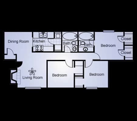 Unit 2001 2001 floor plan