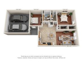 The Bluebonnet 416 floor plan