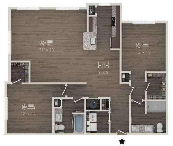 B2-ALT 10301 floor plan