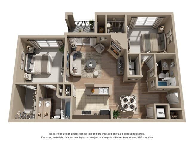 Unit 1235 1235 floor plan