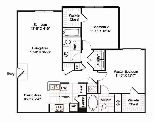 Unit 0709 0709 floor plan