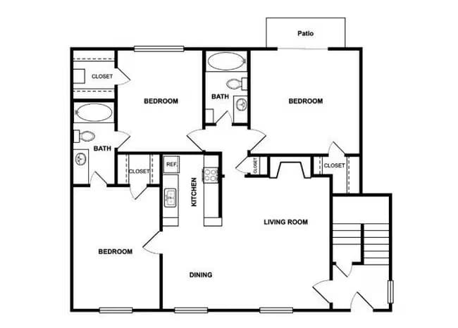 Unit 4121 4224 floor plan