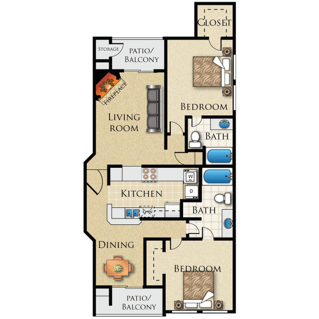 Unit 4152 4152 floor plan
