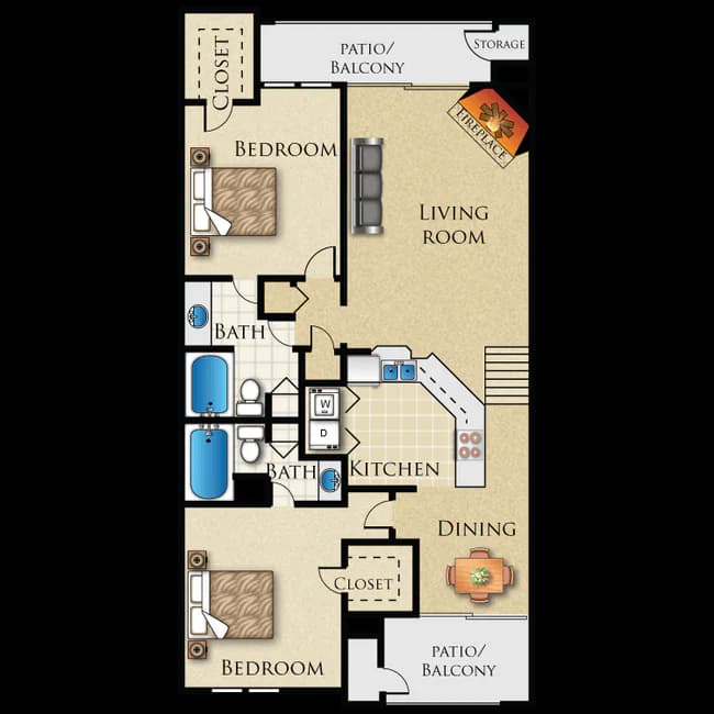 Plan B-3 4064 floor plan