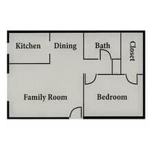 0x1 121 floor plan