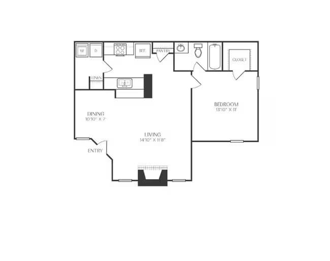 Unit 1066 1044 floor plan