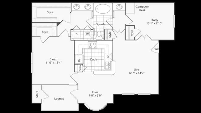 Compete 6-638 floor plan