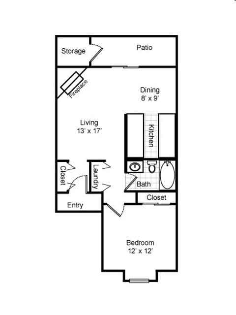 Unit 1206 1206 floor plan