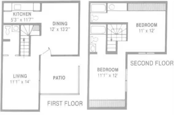 C1 Renovated E127 floor plan