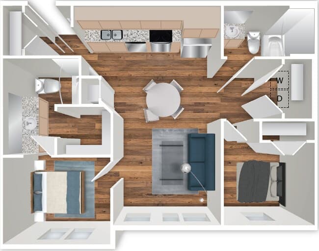 B1 129 floor plan