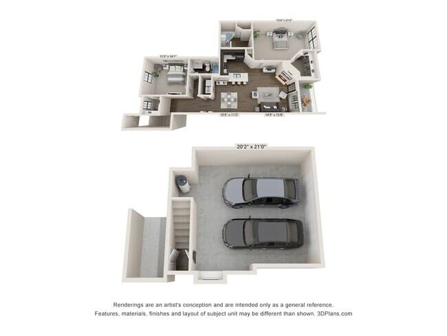 Cabernet Renovated 2106 floor plan
