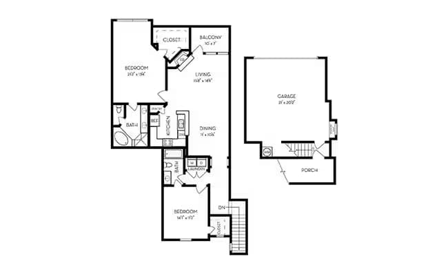 Cabernet Renovated 506 floor plan