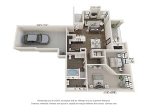 Syrah Renovated 501 floor plan