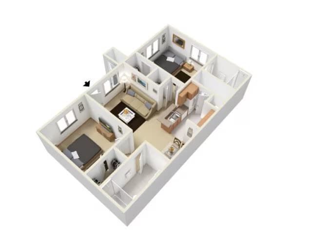 B2 1422 floor plan