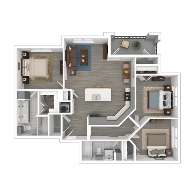 Unit 2106 1405 floor plan