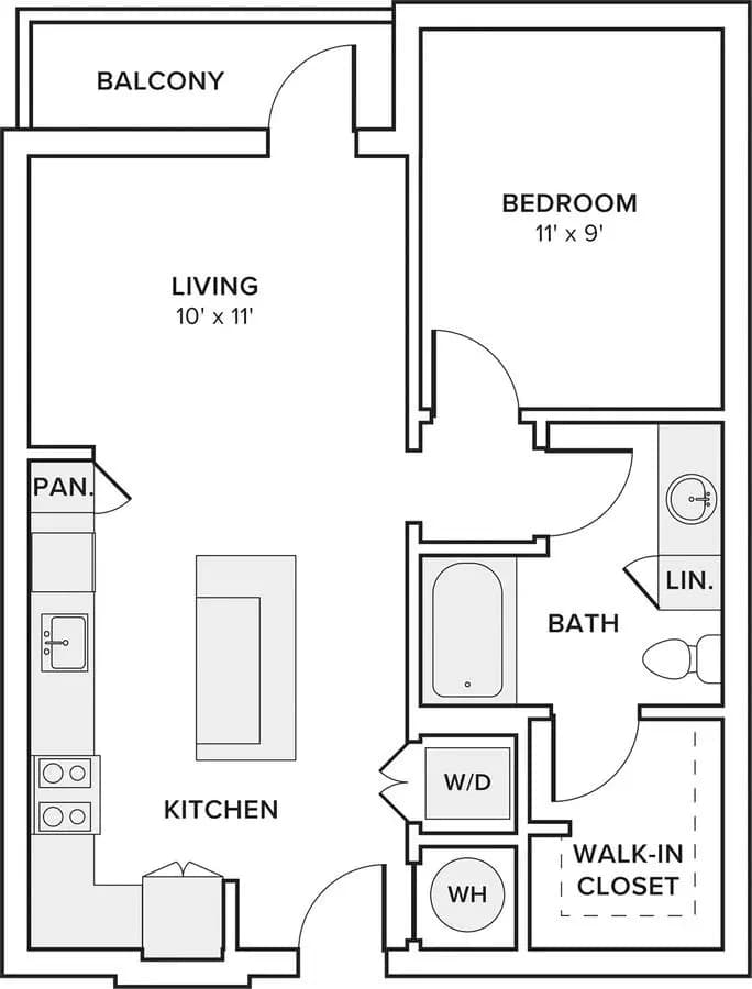 A01 0-1104 floor plan