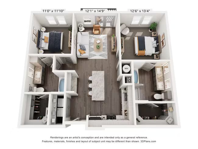 Unit 2168 2168 floor plan