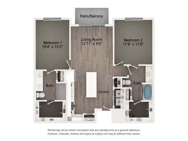 Unit 244 244 floor plan