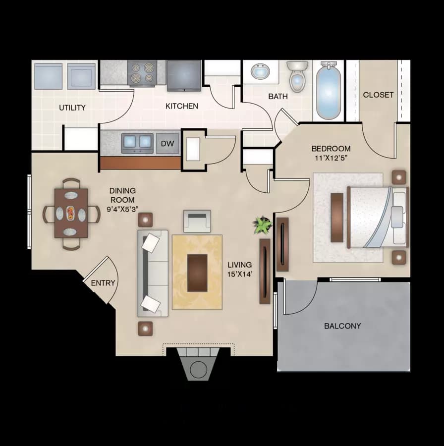 The Aledo 0214 floor plan