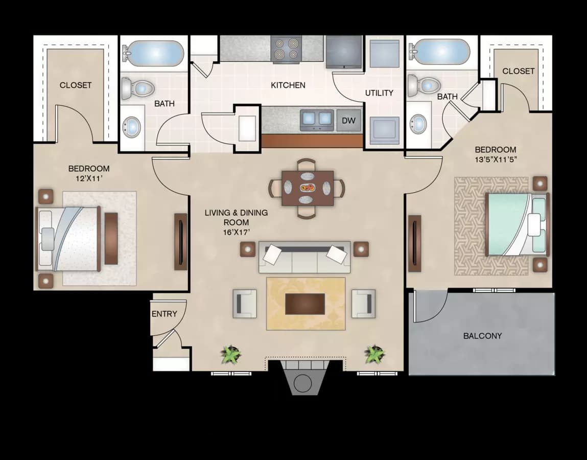 The Depot 1123 floor plan