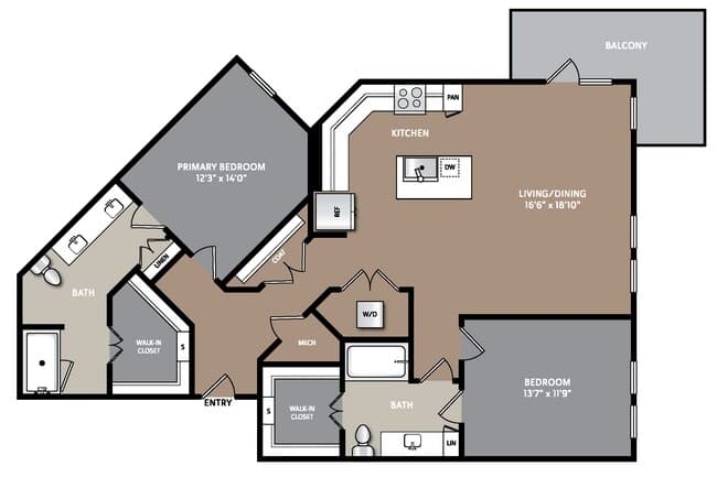 Unit 2460 2460 floor plan