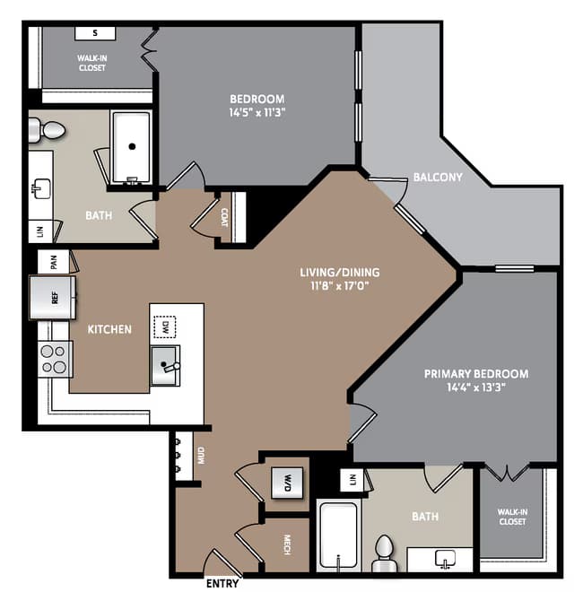 Unit 4830 4830 floor plan