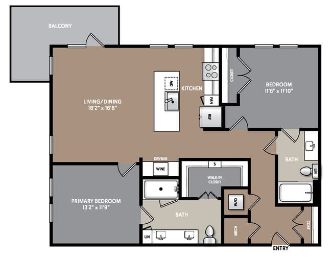 Unit 4140 4140 floor plan