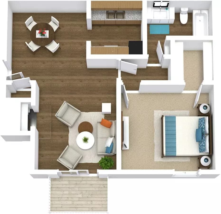 Unit 2072 2072 floor plan