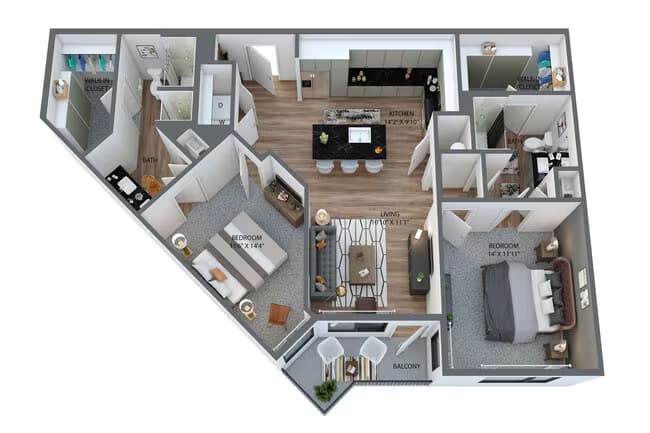 Unit 474 537 floor plan