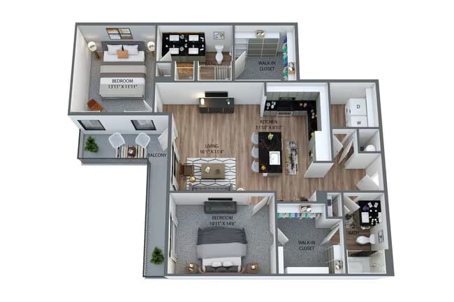 Unit 318 404 floor plan