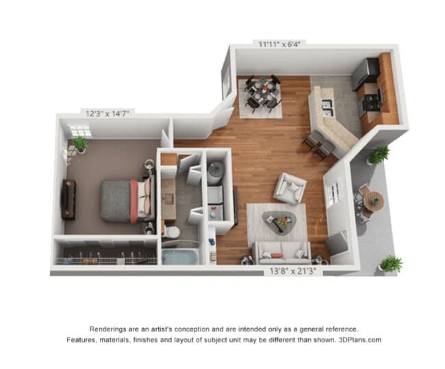 Unit 246 288 floor plan