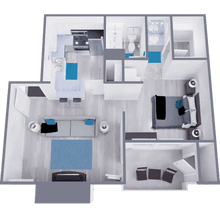 Unit 2700-715 2705-1313 floor plan