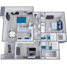 Unit 2600-1206 2600-1701 floor plan