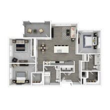 3 Beds • 2 Bath 1425 floor plan