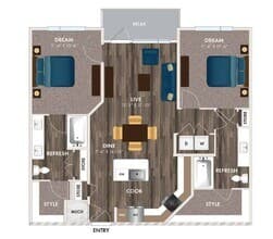 B1 232 floor plan