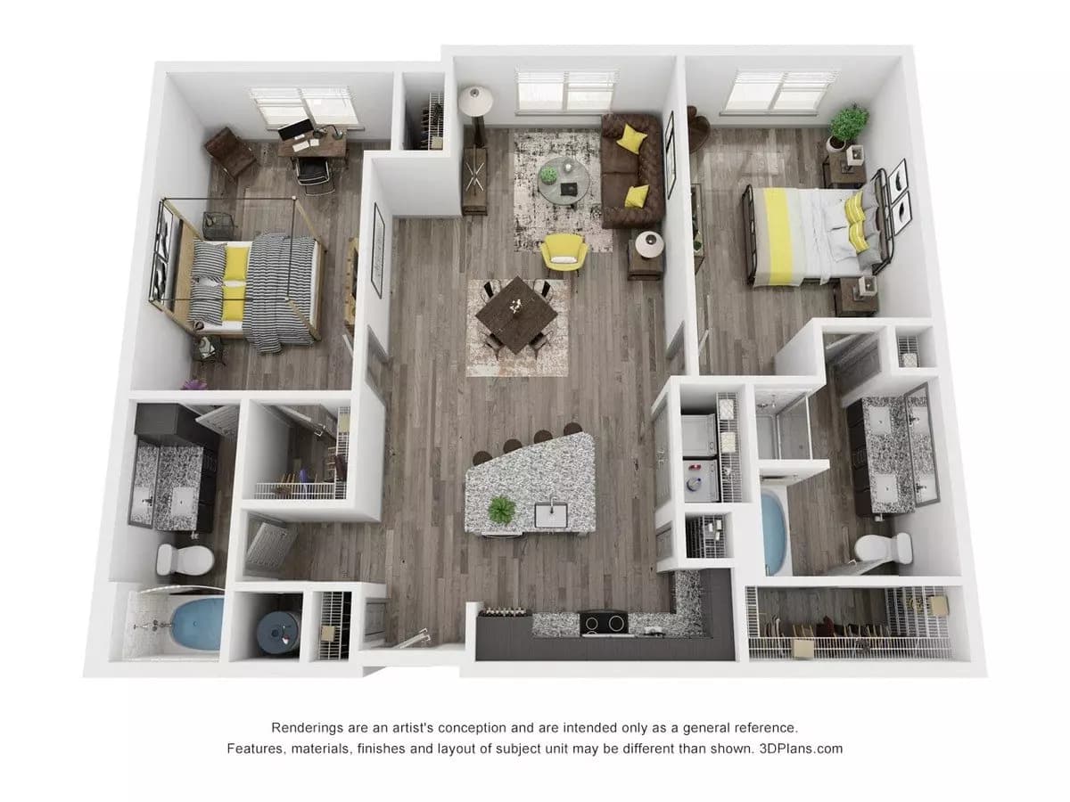 B2B 1129 floor plan