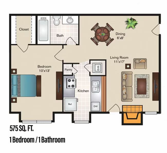 Unit 403 403 floor plan