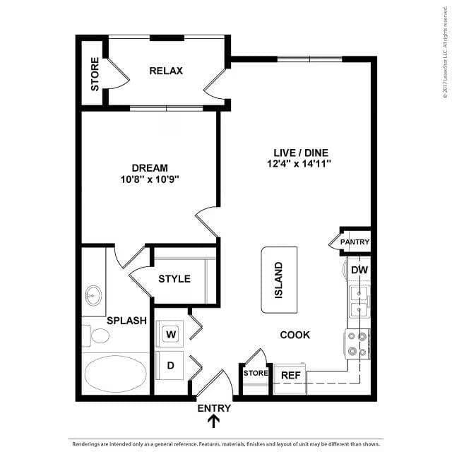 Unit 2-2309 2-2309 floor plan