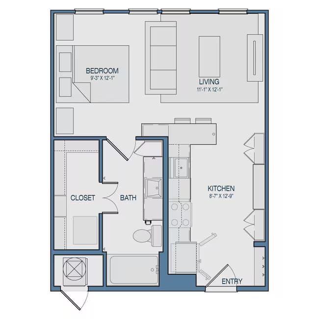 Unit 01-204 01-204 floor plan