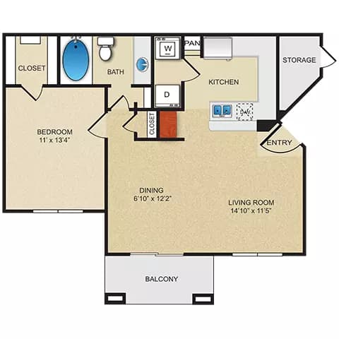 WAVERLY 0537 floor plan