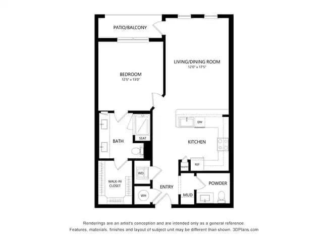 A3-HC 129 floor plan