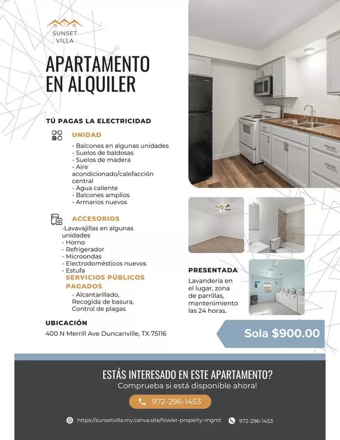 1 bedroom floor plan