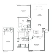 B6 Townhome Classic 223 floor plan