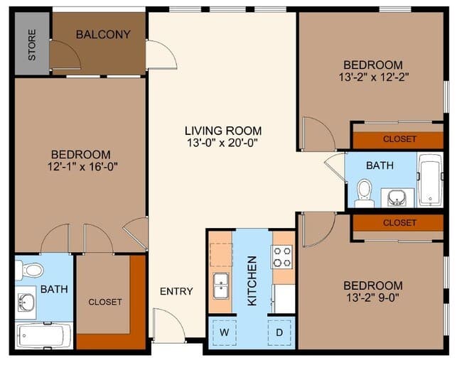 C2 4114 floor plan