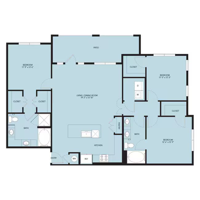 C1-1486sf 010-202 floor plan