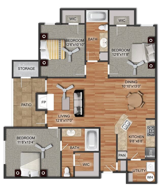 Nottingham 1218 floor plan