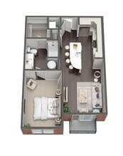 A6 318 floor plan