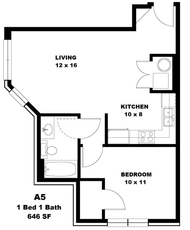 A5 208 floor plan