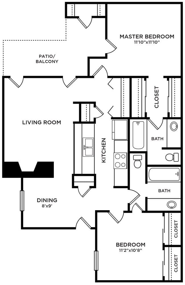 Unit 303 303 floor plan