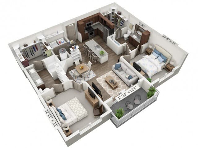 Unit 322 322 floor plan